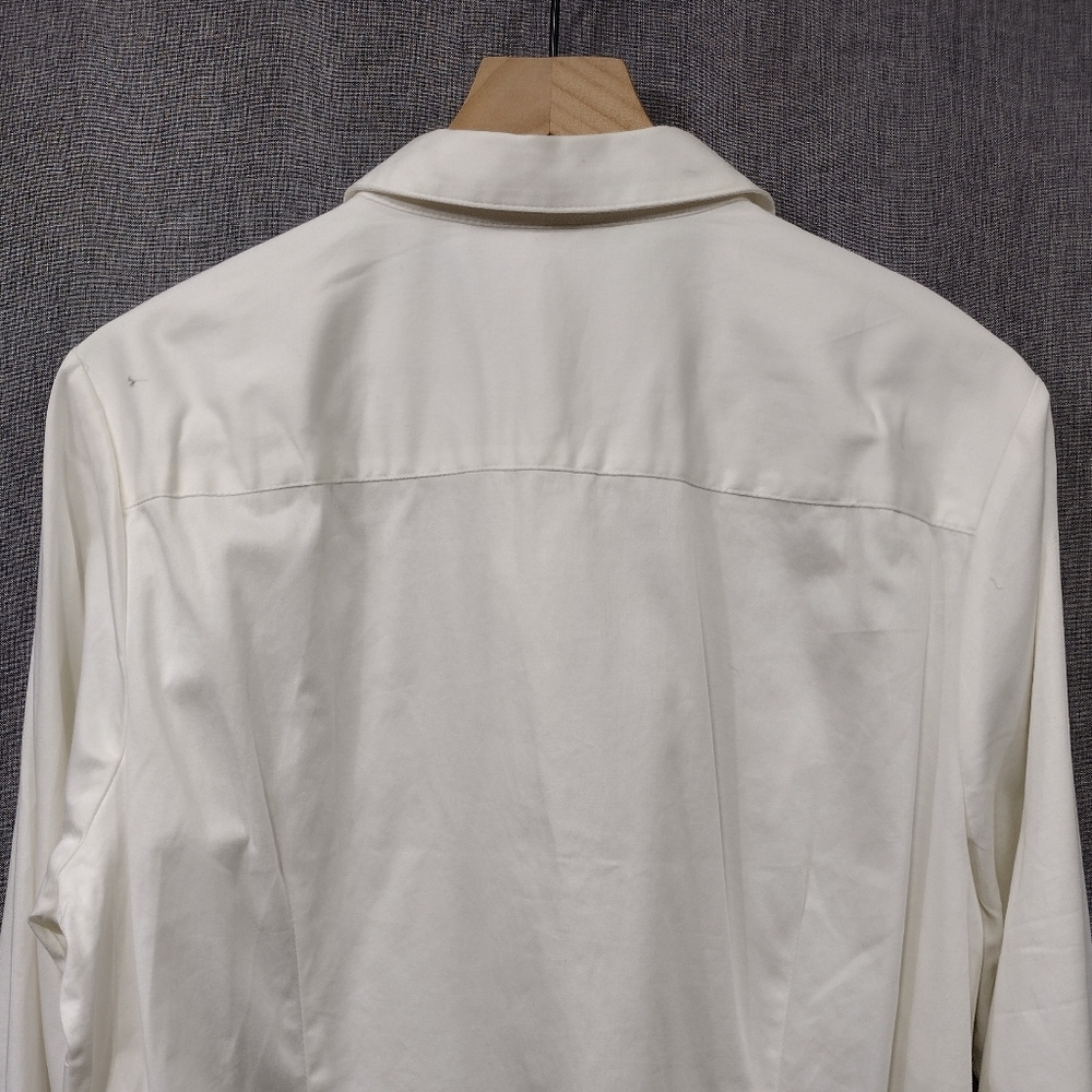 NWT The Limited Button Shirt Women's 1X White Office Career Business Minimalist - Picture 6 of 9